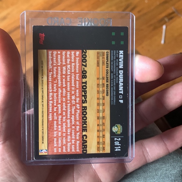 KD Topps RC - Picture 2 of 2